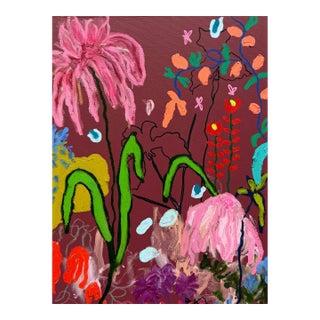 Ak Hardeman - Abstract Painting - Saffron Day Dreams For Sale