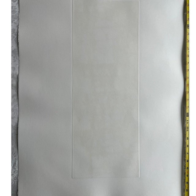 Paper Late 20th Century Ruth Leaf "Ballet for 26 Trees" Large Etching 29x22 Original Studio Print Rives For Sale - Image 7 of 7