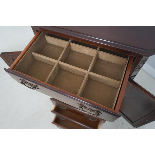 Ethan Allen Ethan Allen Georgian Court Cherry Lingerie Chest For Sale - Image 4 of 16