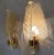 Barovier & Toso Pair of Leaves Gold Murano Glass Sconces 1970s For Sale - Image 4 of 10