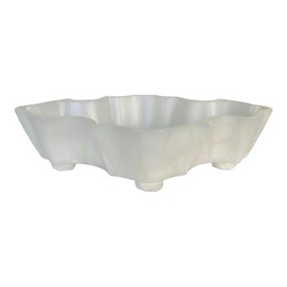 Study a Home Modern Alabaster Quatra Bowl For Sale