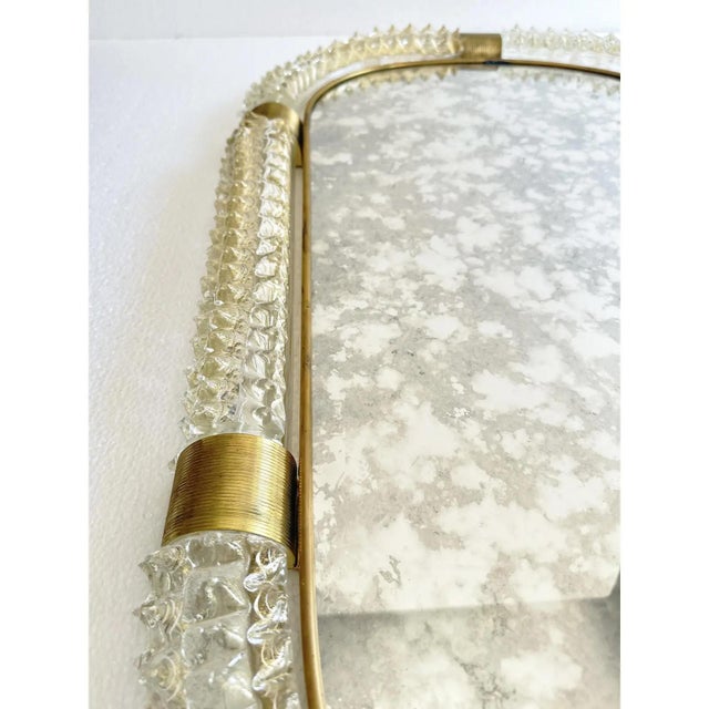 Contemporary Venetian Rostrato Murano Glass Wall Mirror by Simoeng For Sale - Image 3 of 8