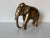 Vintage Solid Brass Elephant Sculpture/ Sold For Sale - Image 4 of 9