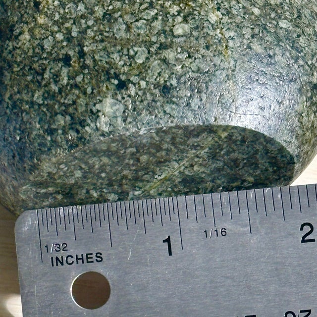 Stone Bud Vase Pacific Northwest Artisan Hand-Carved Volcanic Rock For Sale - Image 9 of 12