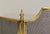 1970s Neoclassical Style Brass and Grilling Fireplace Screen For Sale - Image 4 of 12