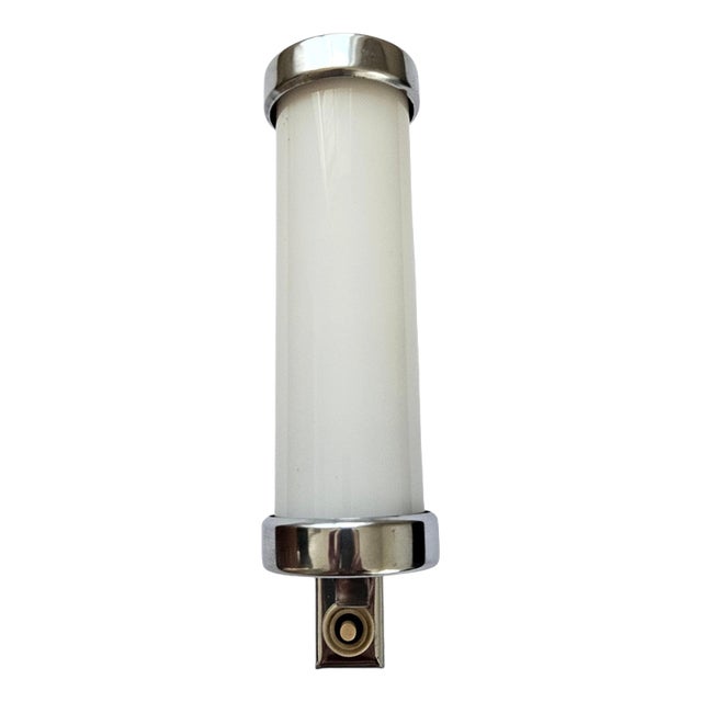 Bauhaus Art Deco Functionalism Chrome Wall Lamp, 1930s For Sale