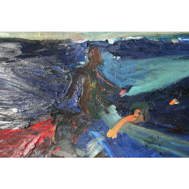 1960s "Pan of Bolts" and on Verso Joan Brown Swimming W/Manuel Neri Walking by Sally Kissinger Wilt For Sale In Monterey, CA - Image 6 of 6