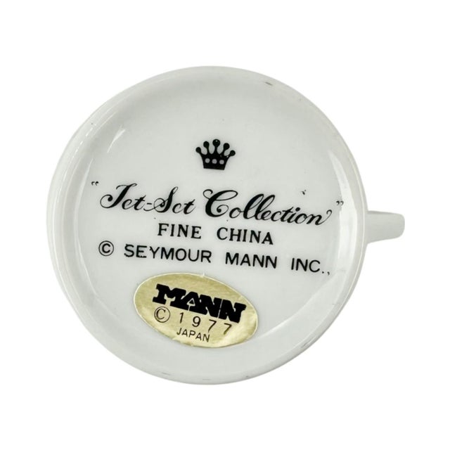 Vintage Ritz Paris Hotel Porcelain Demitasse Cup & Saucer For Sale In Washington DC - Image 6 of 11