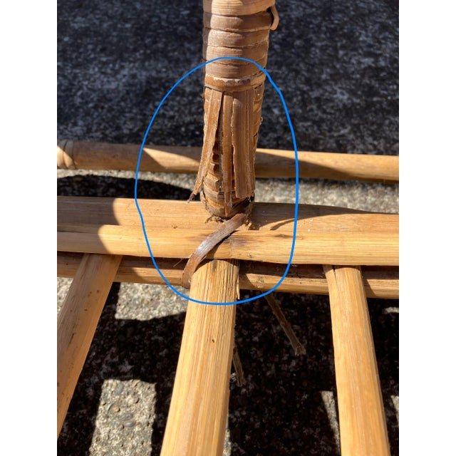 Offered at a Compelling Value - The "Idea Home" 4-Strand 3/4 Pretzel Rattan Suite (3 Pieces) For Sale - Image 18 of 18