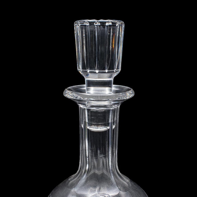 Glass Vintage Sherry Decanter, English, Cut Glass, Spirit Bottle, Liqueur, Port, Gin For Sale - Image 7 of 12