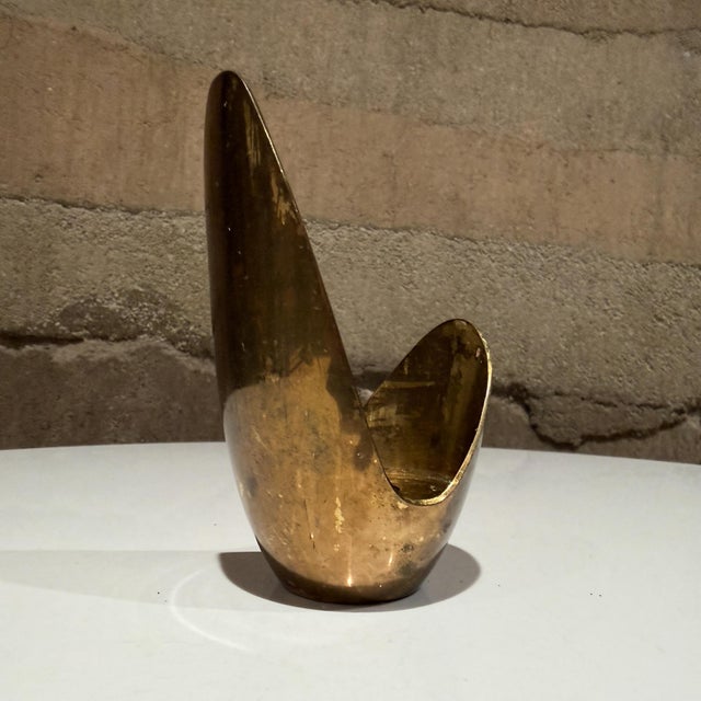 Mid-Century Modern An Abstract Mid-Century Modern Candle Holder Schiaparelli Style For Sale - Image 3 of 10