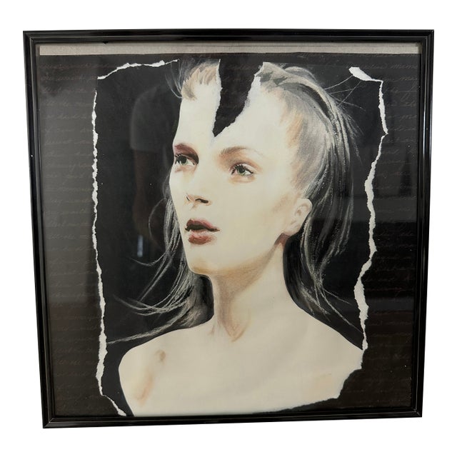 1980s Modern Portrait of a -- Unknown Artist For Sale