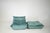 Ligne Roset Togo Lounge Chair and Mint Velvet by Michel Ducaroy for Ligne Roset, 1973, Set of 2 For Sale - Image 4 of 18