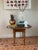 Vintage Oak Drop-Leaf Side Table For Sale - Image 4 of 9