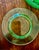Early 20th Century Fostoria Pioneer Vaseline Glass Salad Plates For Sale - Image 5 of 8