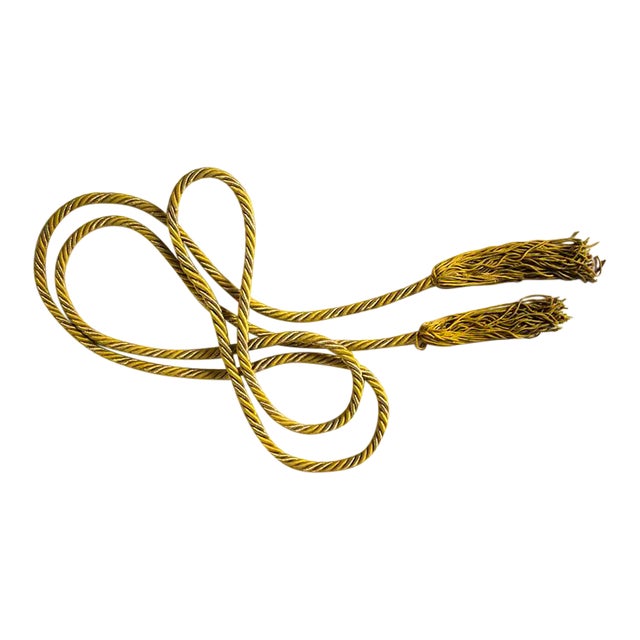 Vintage Gold Tassel Tieback Chairish