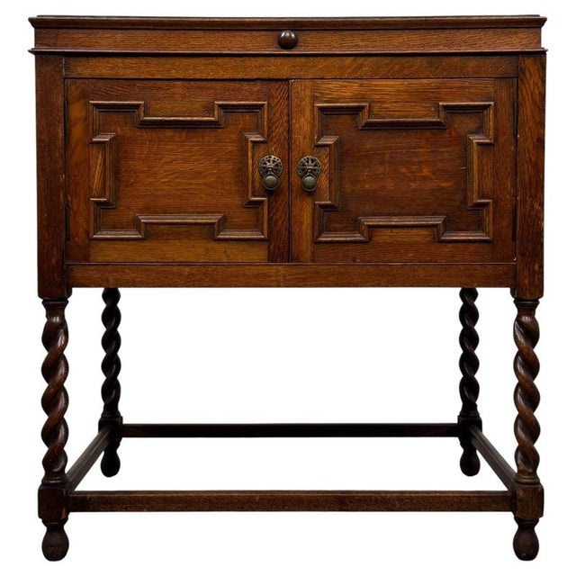 20th Century Jacobean Oak Cupboard For Sale - Image 11 of 11