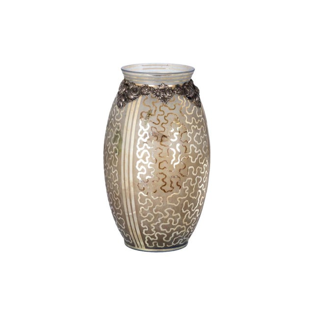 Art Deco Glass Vase, 20th Century, 1920s For Sale - Image 3 of 5