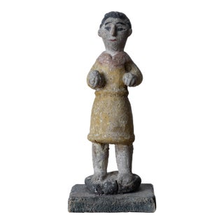 Naive Bultos Christ Child Figurine, 19th Century For Sale