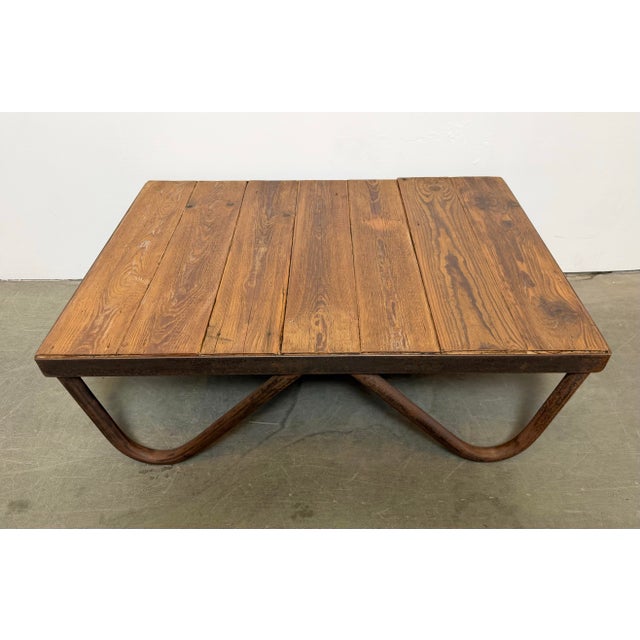 Vintage Industrial Coffee Table, 1960s For Sale - Image 11 of 18