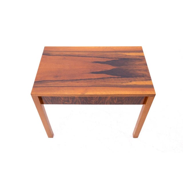 Brown Art Deco Coffee Table, Poland, 1950s For Sale - Image 8 of 11
