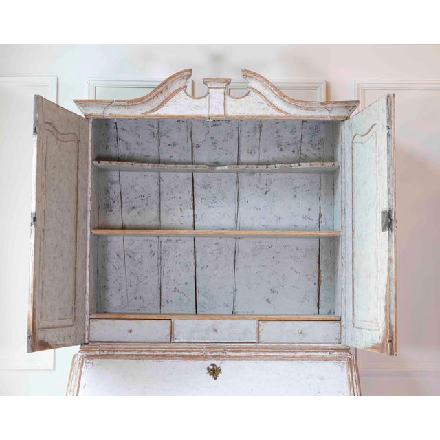 18th Century Danish 18th Century Rococo Secretary, c.1760 For Sale - Image 5 of 16