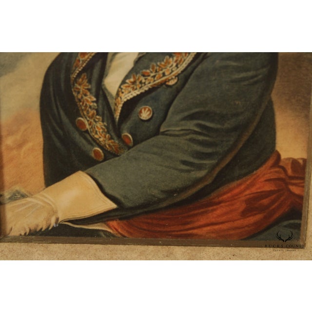 Vintage French General Jean Baptiste Kleber Portrait Print, After Jean