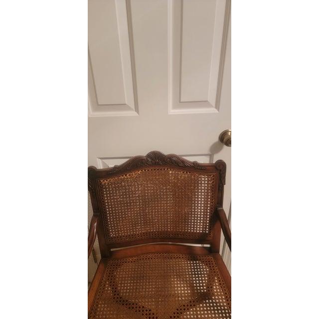 Pair of Antique French Louis XV Style Carved Armchairs For Sale - Image 18 of 18