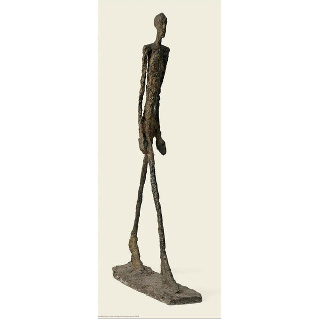Contemporary Alberto Giacometti Walking Man Poster For Sale - Image 3 of 3