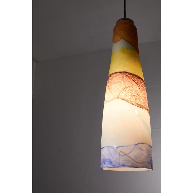 Metal Murano Chandelier attributed to Massimo Vignelli, 1950s For Sale - Image 7 of 13
