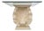 Shell-Shaped Console or Table Base with Glass Top by Magnussen Ponte For Sale
