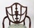 1920s Antique Federal Revival Shield Back Armchairs, 1920s, Set of 2 For Sale - Image 5 of 14