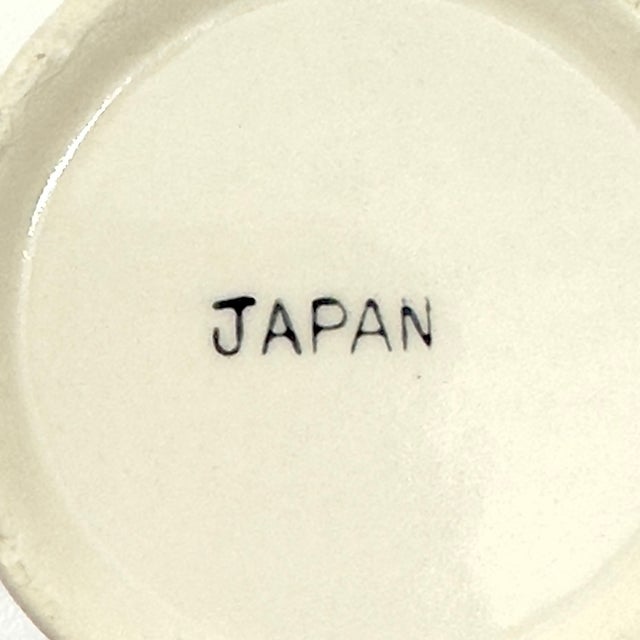 Vintage Colorful Bone China Mugs With Illustrative Mushroom Motif, Made in Japan - Set of 4 For Sale - Image 9 of 9