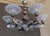 Art Deco Opalescent Glass and Nickel-Plated Bronze Chandelier by Jean Gauthier for Petitot & Ezan, France, 1935 For Sale - Image 14 of 18