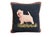 Late 20th Century Vintage Needlepoint Westie Terrier Decorative Accent Pillow With Down Insert For Sale - Image 5 of 9
