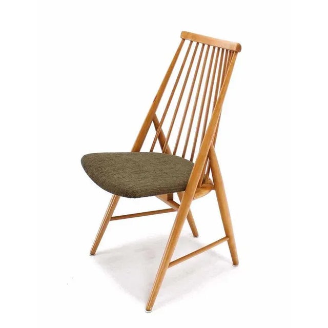 Wood Swedish Spindle Dowel Back Chairs - a Pair For Sale - Image 7 of 10