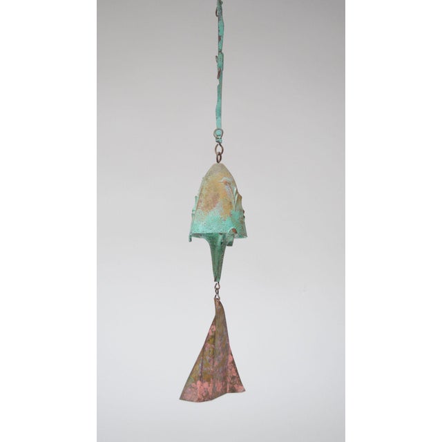 Wind chime/bell designed by architect, Paolo Soleri for Arconsanti (the city he designed and built in Arizona in 1970)....
