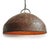 Farmhouse Vintage Industrial Farmhouse Rust Iron Rivet Pendant Light For Sale - Image 3 of 9
