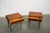 Italian Nightstands in Teak with Brass Details. 1970s, Set of 2 For Sale - Image 4 of 12