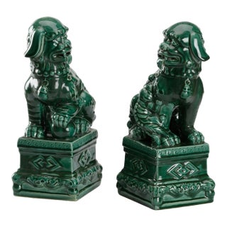 Scenic View Foo Dogs - A Pair For Sale