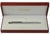 Santos Style Billo M Brushed Chrome Ballpoint Pen in Cartier Box from Cartier, 1990s, Set of 4 For Sale - Image 3 of 11