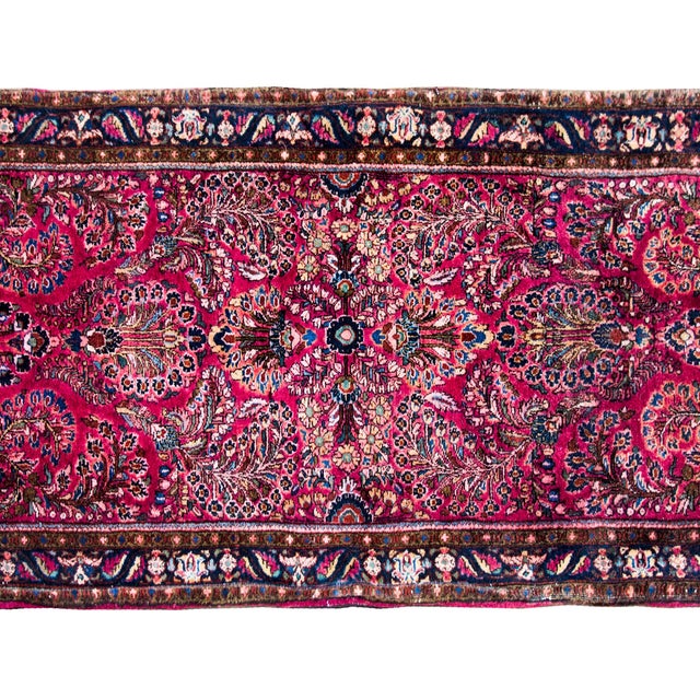 Early 20th Century Persian Sarouk Runner For Sale In Chicago - Image 6 of 13