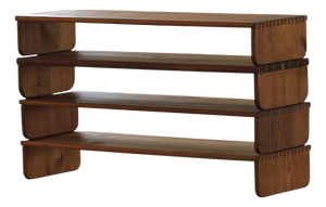 Swedish Modern Shelves in Pine, 1877, Set of 4