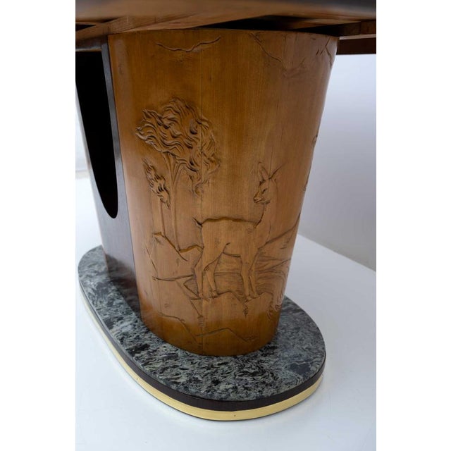 Mid-Century Modern Dining Table attributed to Vittorio Dassi for Dassi, 1950s For Sale - Image 9 of 14