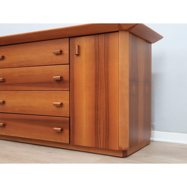 Modernist Brutalist Italian Geometric Sideboard, 1970s For Sale - Image 9 of 18