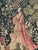 Textile Vintage French Screen-Printed Tapestry with Gallant Parties Motif, 1960s For Sale - Image 7 of 18