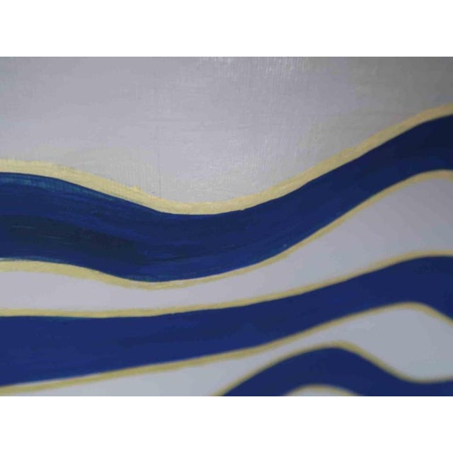 In this elegant abstract composition, Anna Maria Caboni explores rhythm and continuity through the fluid repetition of...