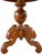 Wood 19th Century French Walnut Carved Round Drop-Leaf Table For Sale - Image 7 of 9