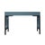 Wood Swirl Writing Desk - Regatta Blue For Sale - Image 7 of 9