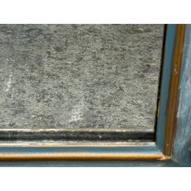 Distressed Ornate Leaning Mirror, Vintage For Sale - Image 10 of 12